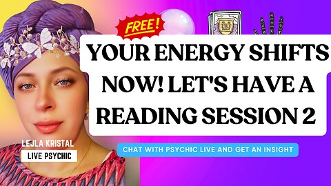 👍👎FREE YES NO 🔮YOUR ENERGY SHIFTS NOW! LET'S HAVE A READING SESSION 2