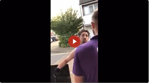 Drunk jerk won't leave, so dad removes him. The coach gave him some life coaching. 😳😆😆