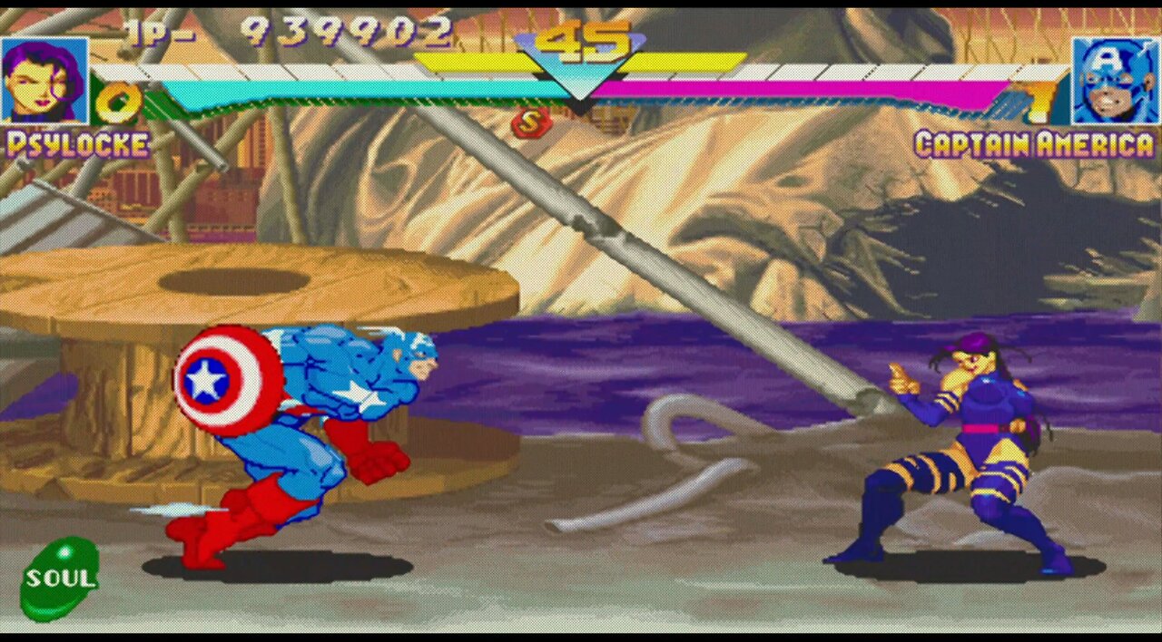 Psylocke vs Captain America