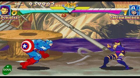 Psylocke vs Captain America