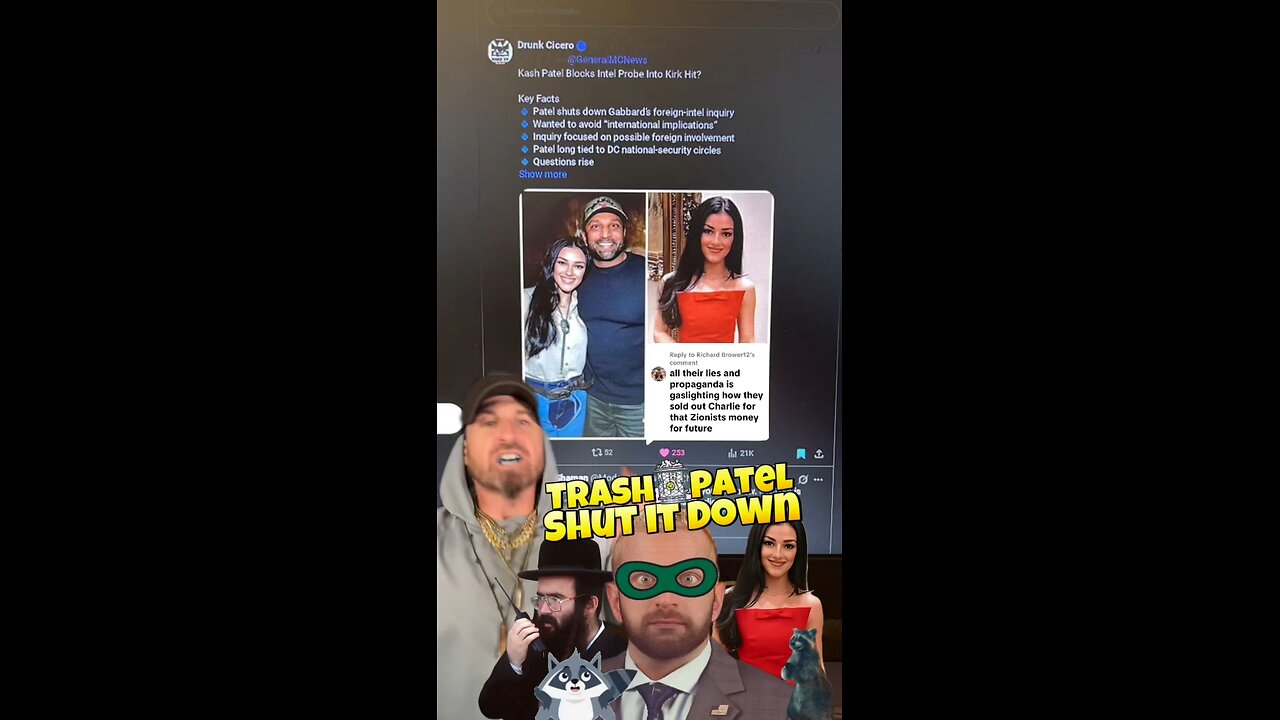 Trash Patel Shut Down Foreign Intelligence Probe Headed by the White House Counter Terror Head