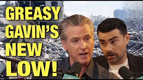 Gavin Newsom AGREED With Ben Shapiro On Israel & DESTROYED His Presidential Campaign!