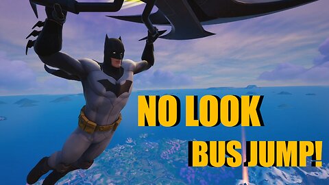 NO LOOK BUS JUMP! Blind Drop Keeps Criminals Guessing - Fortnite ZeroBuild