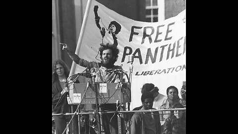 America Eats Its Young (1970) Black Panthers & Yippies @Yale University: May Day Rally stock footage
