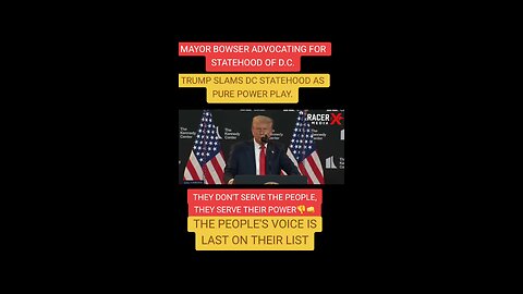 may your Bowser advocating for DC statehood