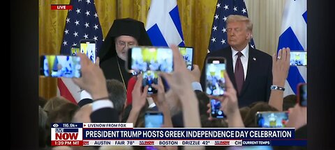 03/24/2025 President Trump meets with Greek Americans to honor Greece independence.