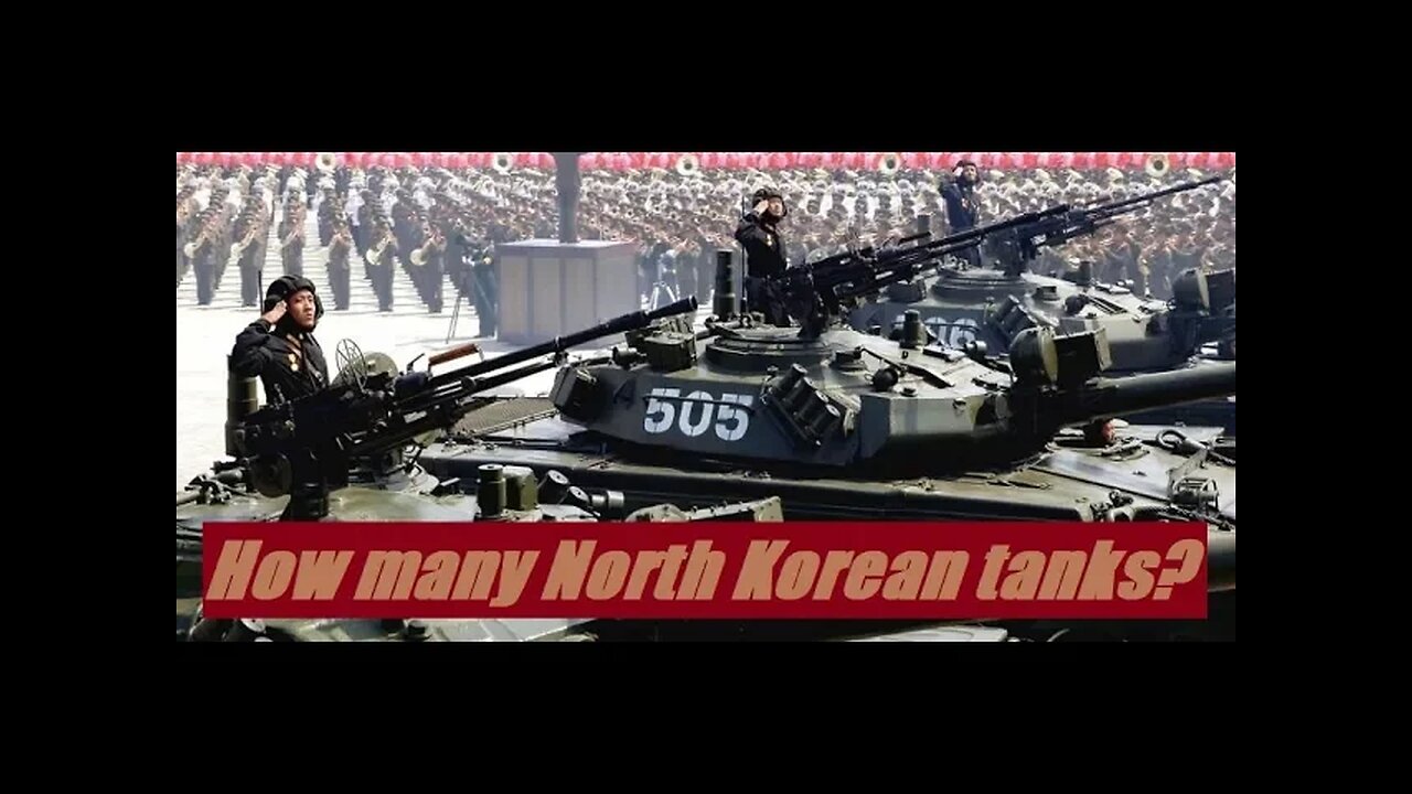 How is the NORTH KOREAN tank fleet?