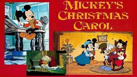 MICKEY'S CHRISTMAS CAROL 1983 Cartoon Characters Present the Story ANIMATED FEATURETTE HD & W/S