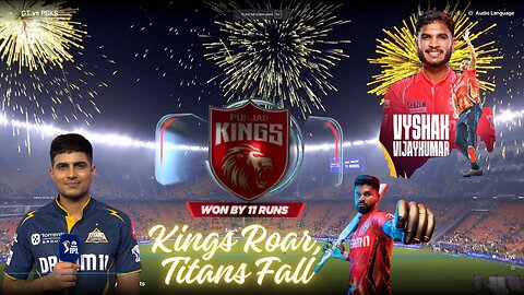 Titans Ka Sapna Toota, Punjab Ne 11 Run Se Loota!