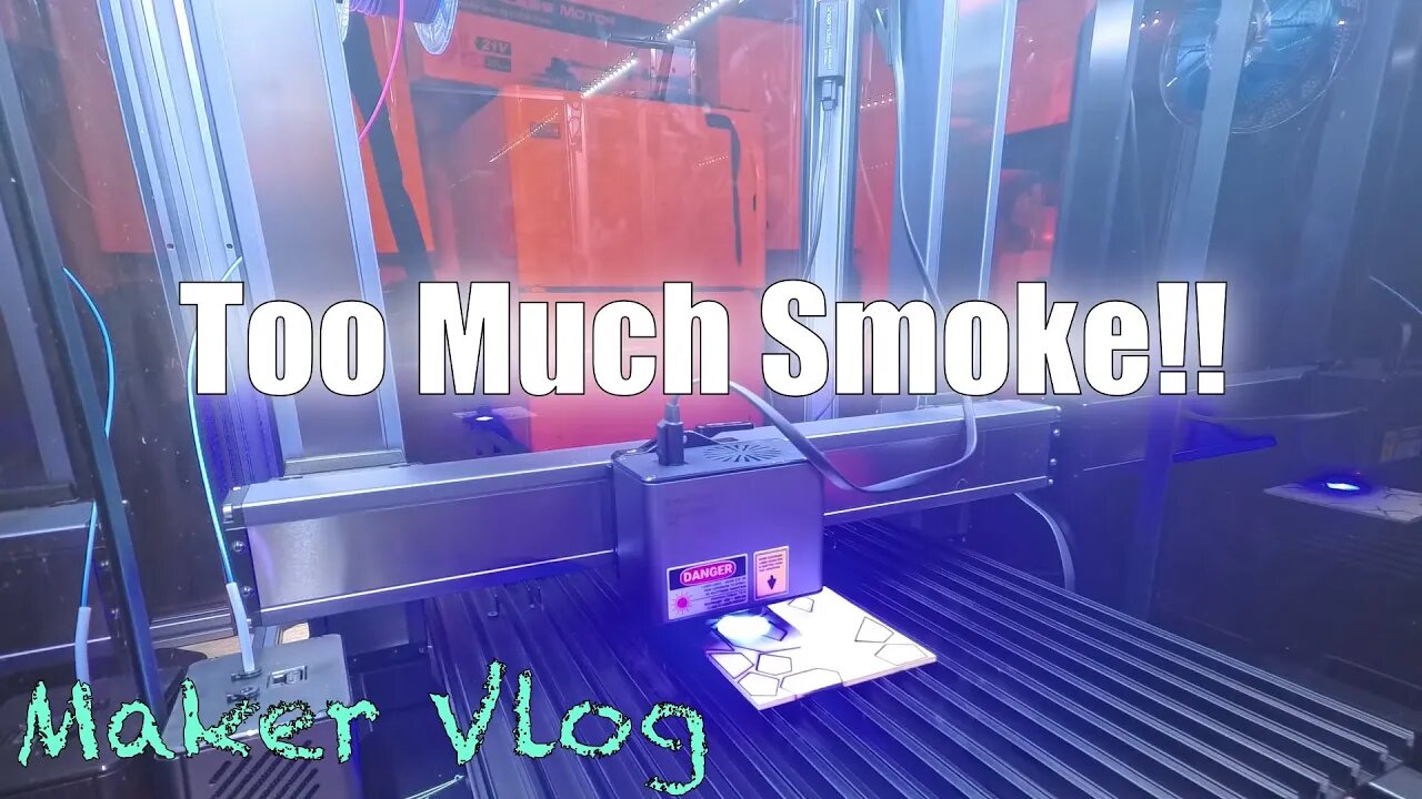 A Solution for Laser Smoke in the Garage/Design and building a Ventilation Plate!