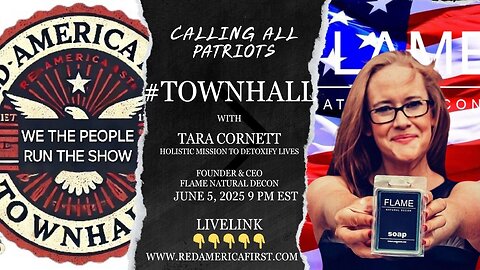#TOWNHALL Tara Cornett's Holistic Mission to Detoxify Lives -Livelink: RedAmericaFirst.com
