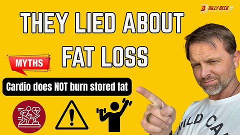 Why Cardio Does NOT burn off body fat! Must Listen!