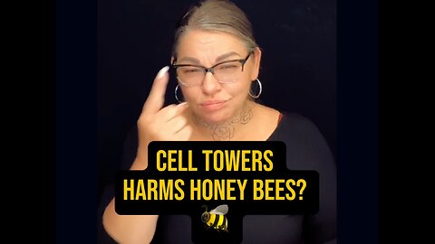 Cell Towers Harms Honey Bees? 🐝 #talk #asl #deaf #signlanguage