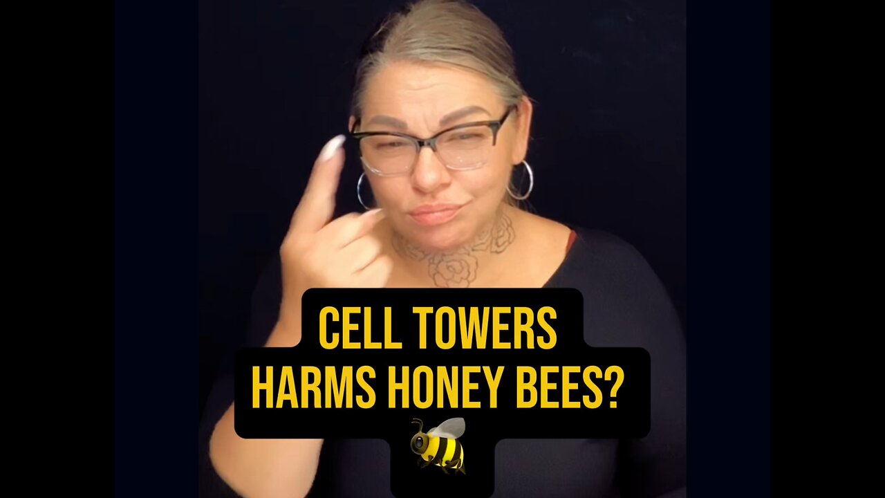 Cell Towers Harms Honey Bees? 🐝 #talk #asl #deaf #signlanguage