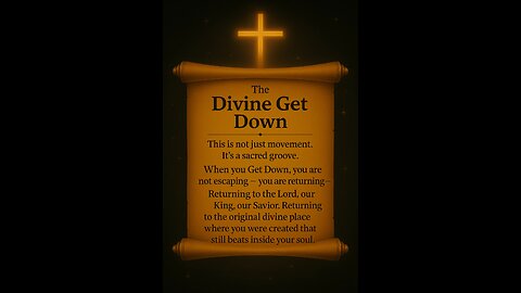 The Divine Get Down | A Sacred Scroll of Worship in Motion