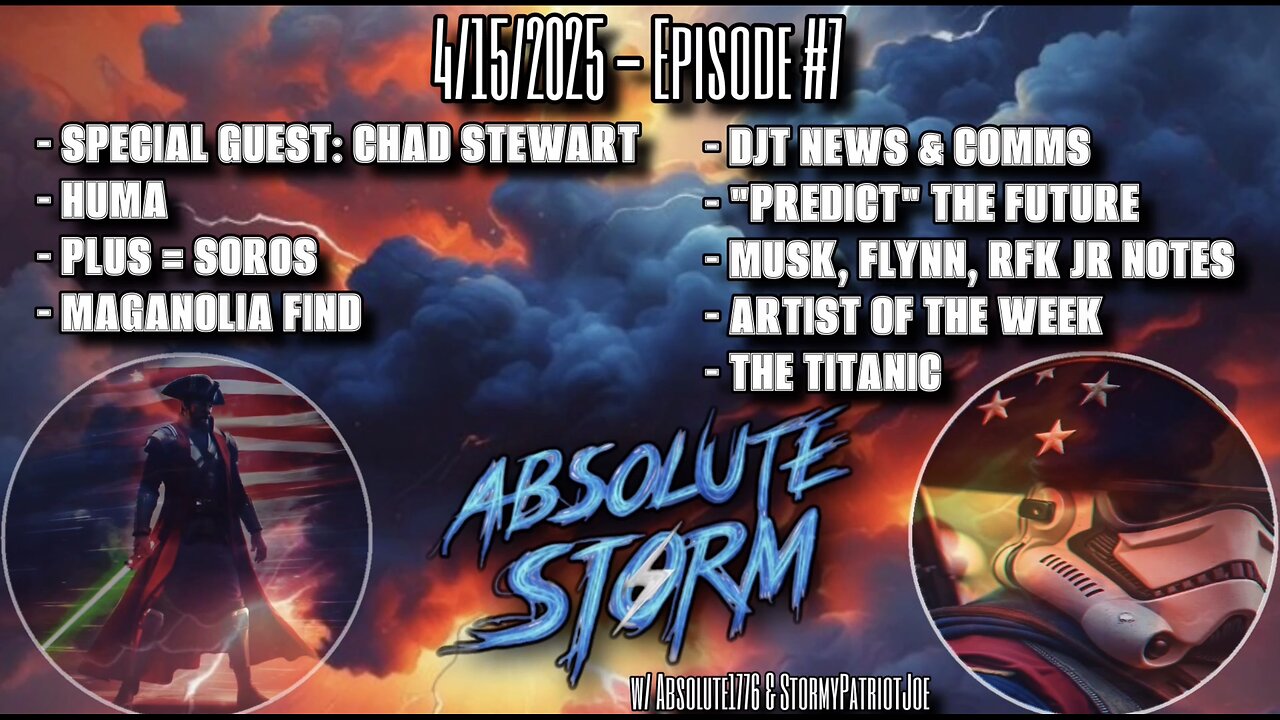Absolute Storm: Ep. 7 - 9:00pm w/ Special Guest Chad Stewart