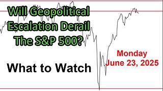 What to Watch Update for Monday June 23, 2025
