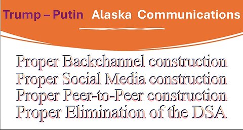 Options for Trump-Putin Backchannel in Alaska
