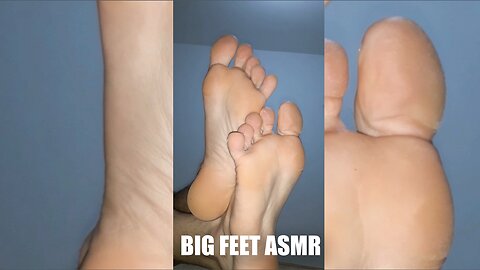 ASMR: Up Close Look at Real Big Male Feet