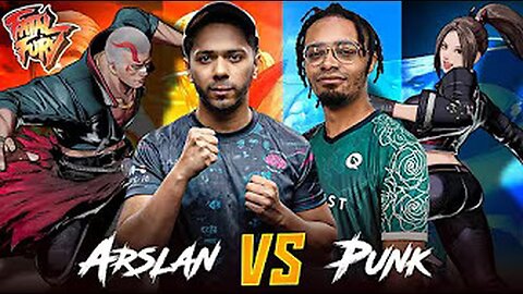 FIRST TIME PLAYING Fatal Fury - Arslan Ash VS Punk - Exhibition Match