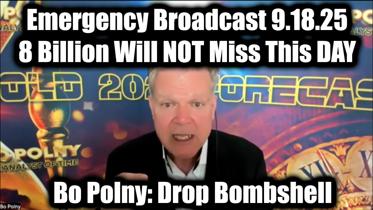 Emergency Broadcast 9.18.25 - 8 Billion Will NOT Miss This DAY