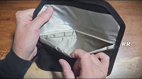 Fireproof RFID Blocking Money Bag, Withstands 5200F Heat