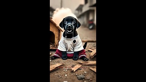 Poor_puppies_lost_their_home_in_a_flood_