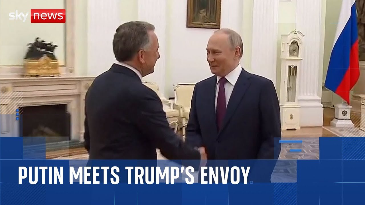 Ukraine war: Donald Trump's envoy meets Putin for talks