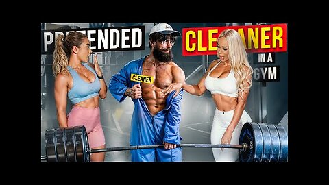 She can't say No to CLEANER | GYM PRANK