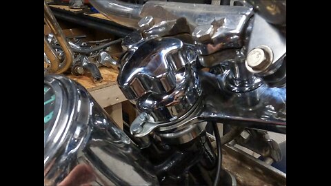 1960 Panhead - Steering Damper Installation
