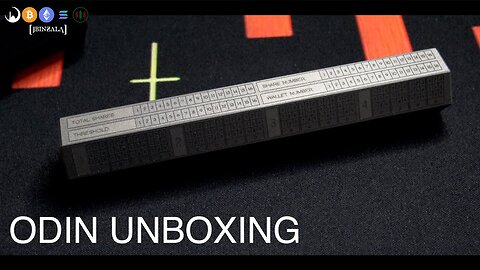 UNBOXING THE CRYPTO TAG ODIN SHAMIR BACKUP SLIP39 COLD STORAGE