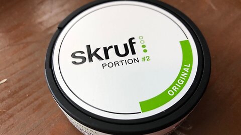 Skruf (No27) Original Portion Snus Review