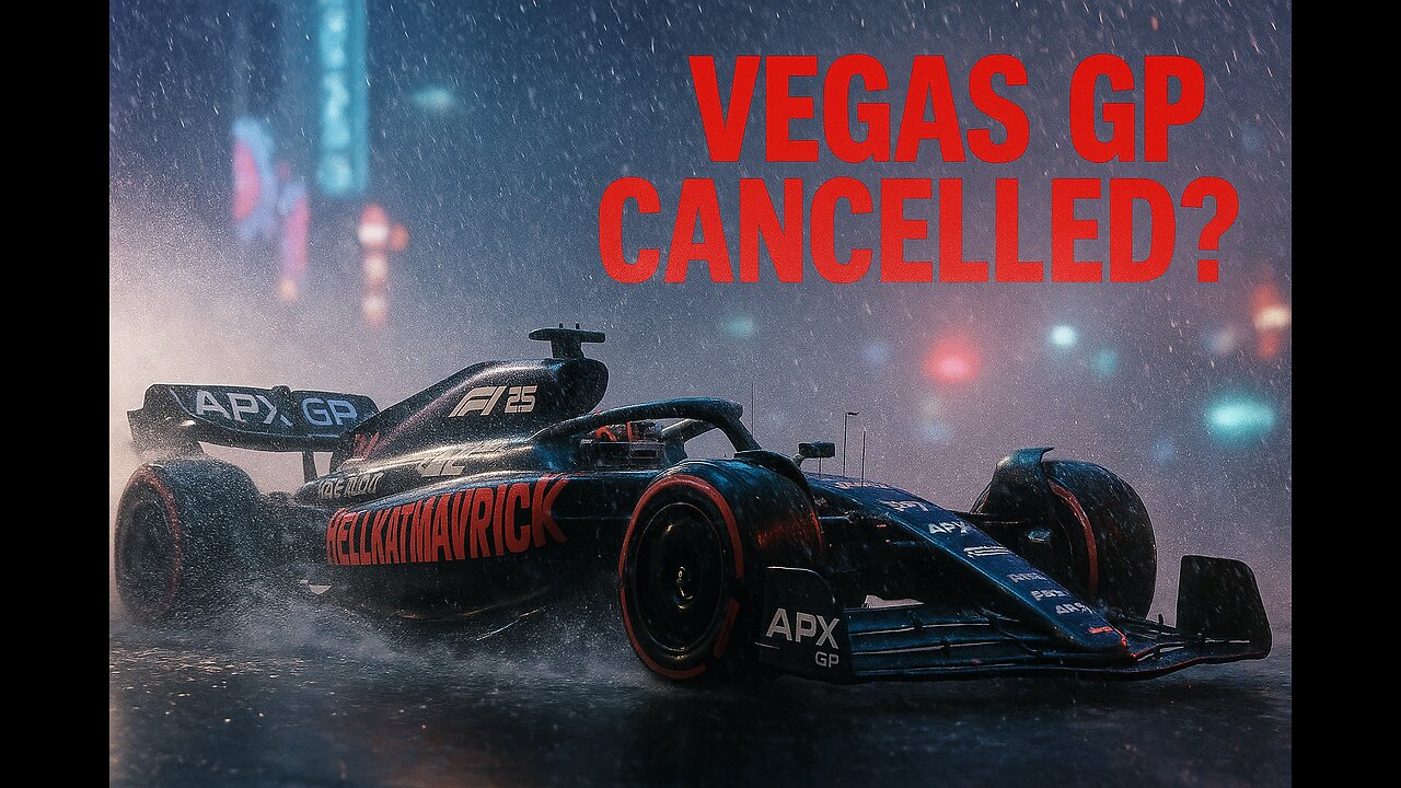 F1 25/ IRACING: IS THE VEGAS GP CANCELLED BY RAINS & NOW SNOW? LIVE! 87S AS WELL #REGIMENTGAMING #VEGAS