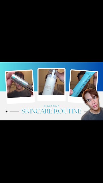 Current Skincare Products in My Night Time Routine 👏