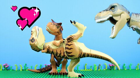 When Dinos DANCE! 🦖💖 | Lego Jurassic World Stop Motion | Reptibian Bricks