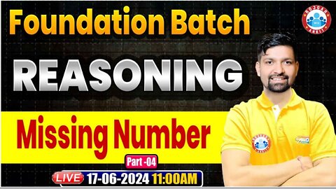 REASONING CLASS, MISSING NUMBER CLASS #4