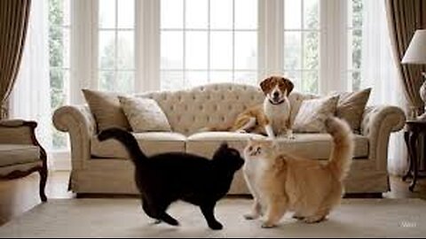 “Wrestling Cats” 🐱💥🐱:
