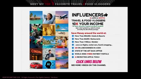 SAVE CLUB - MEET MY TOP 3 FAVORITE TRAVEL & FOOD VLOGGERS (001) TOP TEAM ROB BUSER