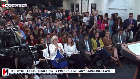 🇺🇸 MAGA Press Secretary Karoline Leavitt Faces Legacy Media at White House Briefing [LIVE]