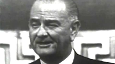 President Lyndon B. Johnson Signs 1965 Voting Rights Bill