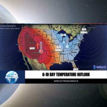 🌡️ West Heats Up, East Cools Down! 6-10 Day Outlook! #shorts #weatherupdate #forecast