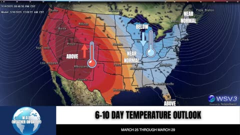 🌡️ West Heats Up, East Cools Down! 6-10 Day Outlook! #shorts #weatherupdate #forecast