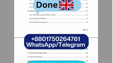 Student Work (Report) | EN0349 Project Part 1 - KNX Communication Start | Northumbria University
