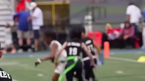 This 7 Year Old Is BETTER Than Lamar Jackson! #shorts #football #quarterback #flagfootball #ajgreen
