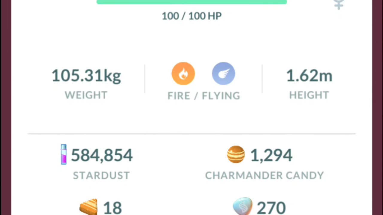 Pokemon Go Evolution - Shiny Charmeleon ➡️ Charizard