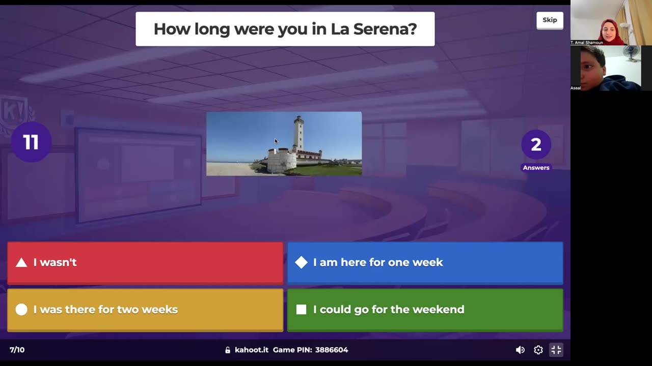 Past experiences Class (12) Part (2)