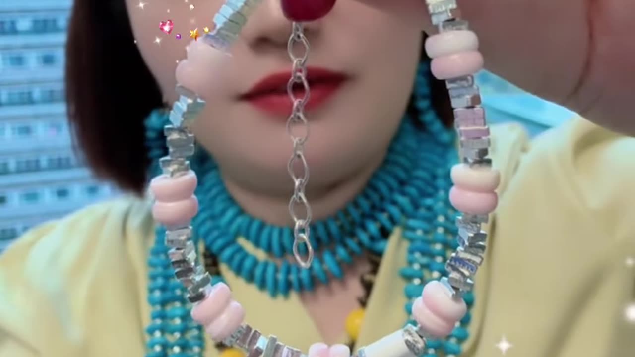 20250721-4 Pearl Pink Conch Shell Bracelet Shines Fairy Light on Wrist