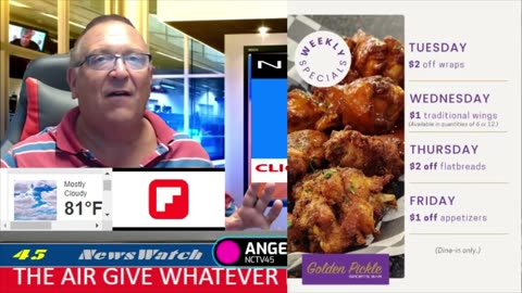 NCTV45 NEWSWATCH MORNING SUN SEPT 7 2025 WITH ANGELO PERROTTA