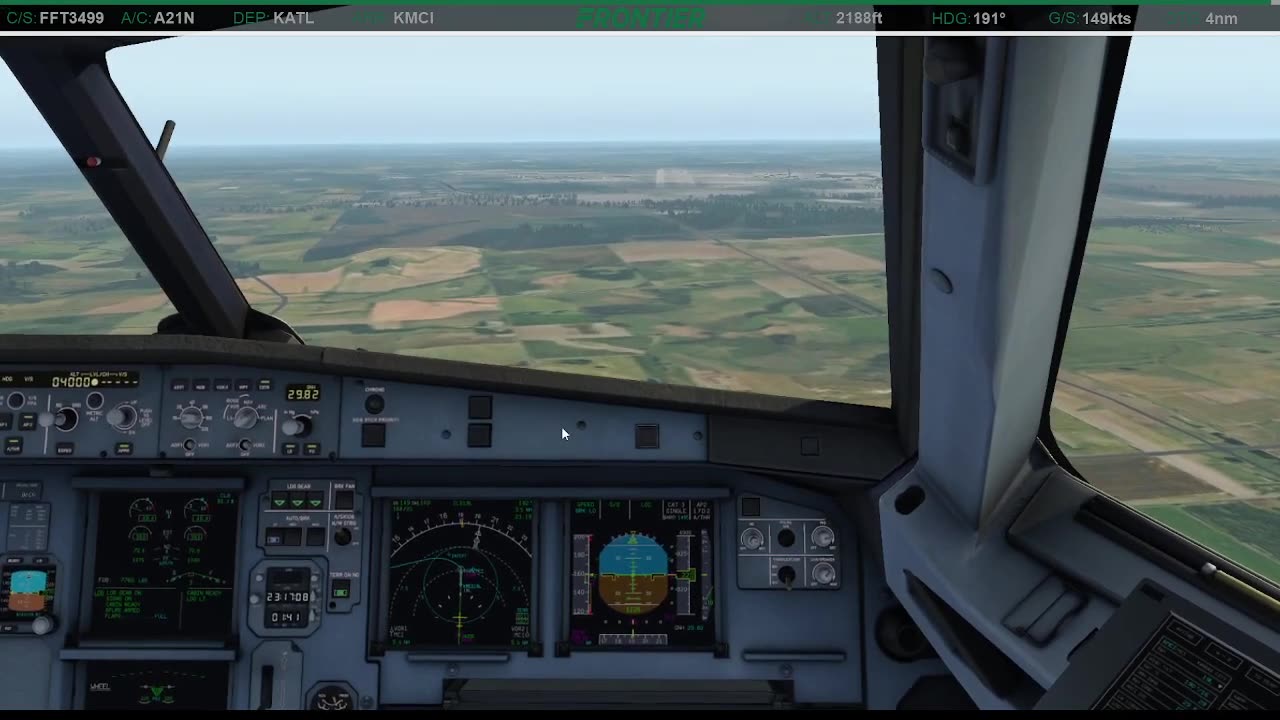 Landing in Kansas City (KMCI)