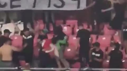 Żyd gwałci lalkę ubraną w polską flagę. Rakow Częstochowa - Maccabi Hajfa, mecz